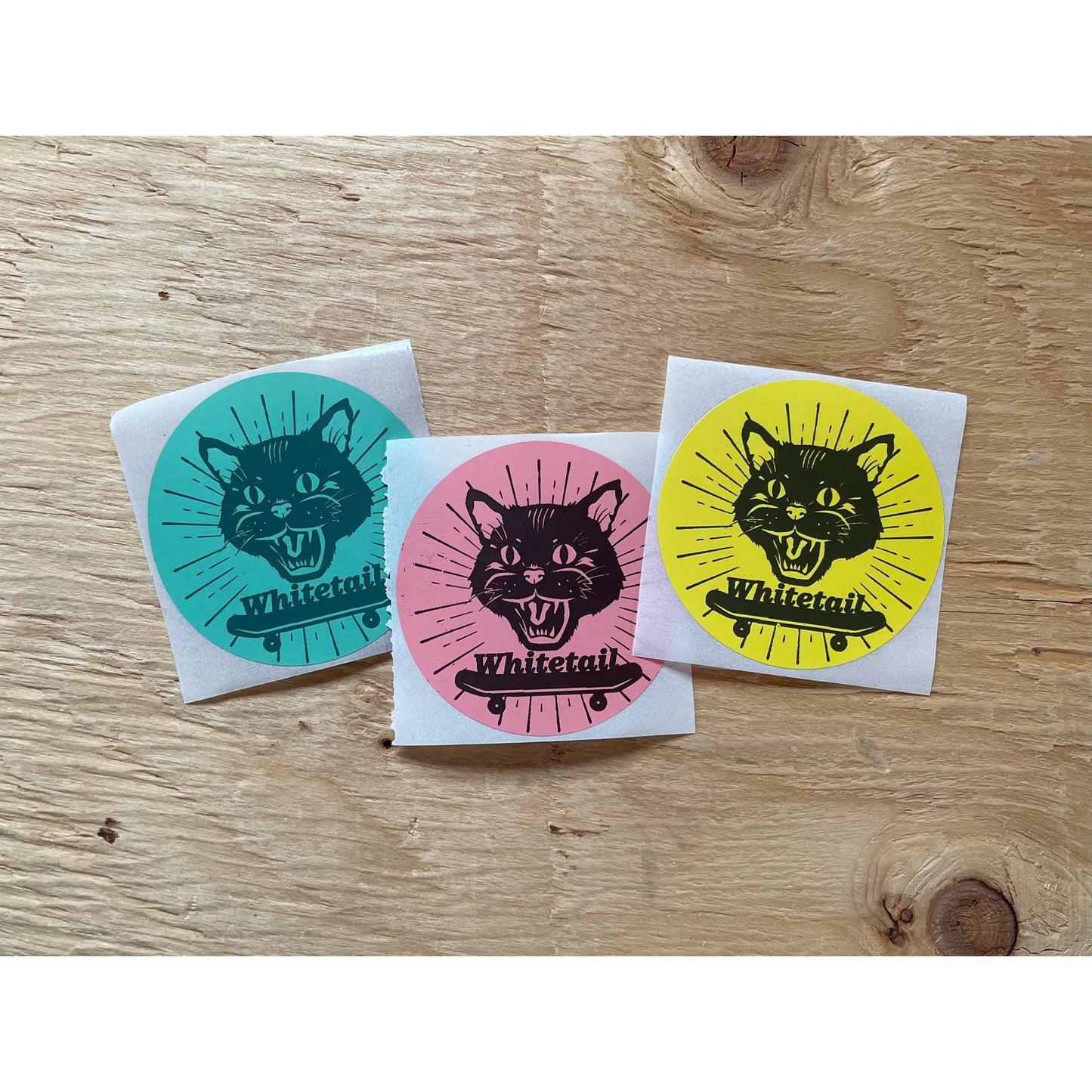 Whitetail Skateboards ‘Kitty’ Sticker