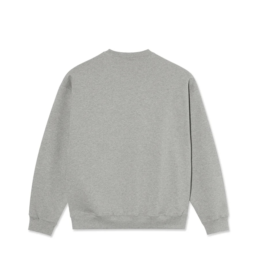 Polar Dave Crewneck | Surf Logo - Heather Grey