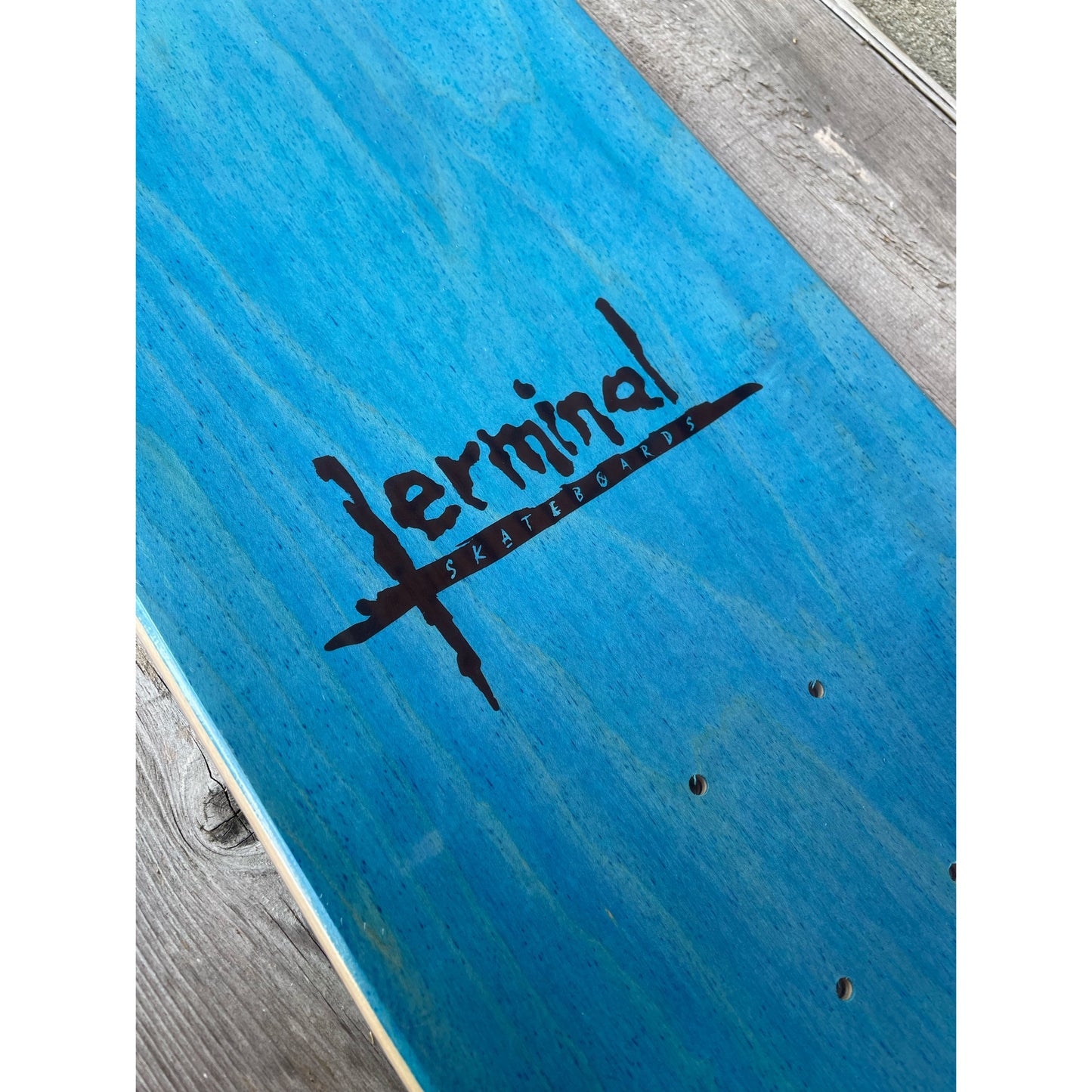 terminal Logo Deck - Silver/Black