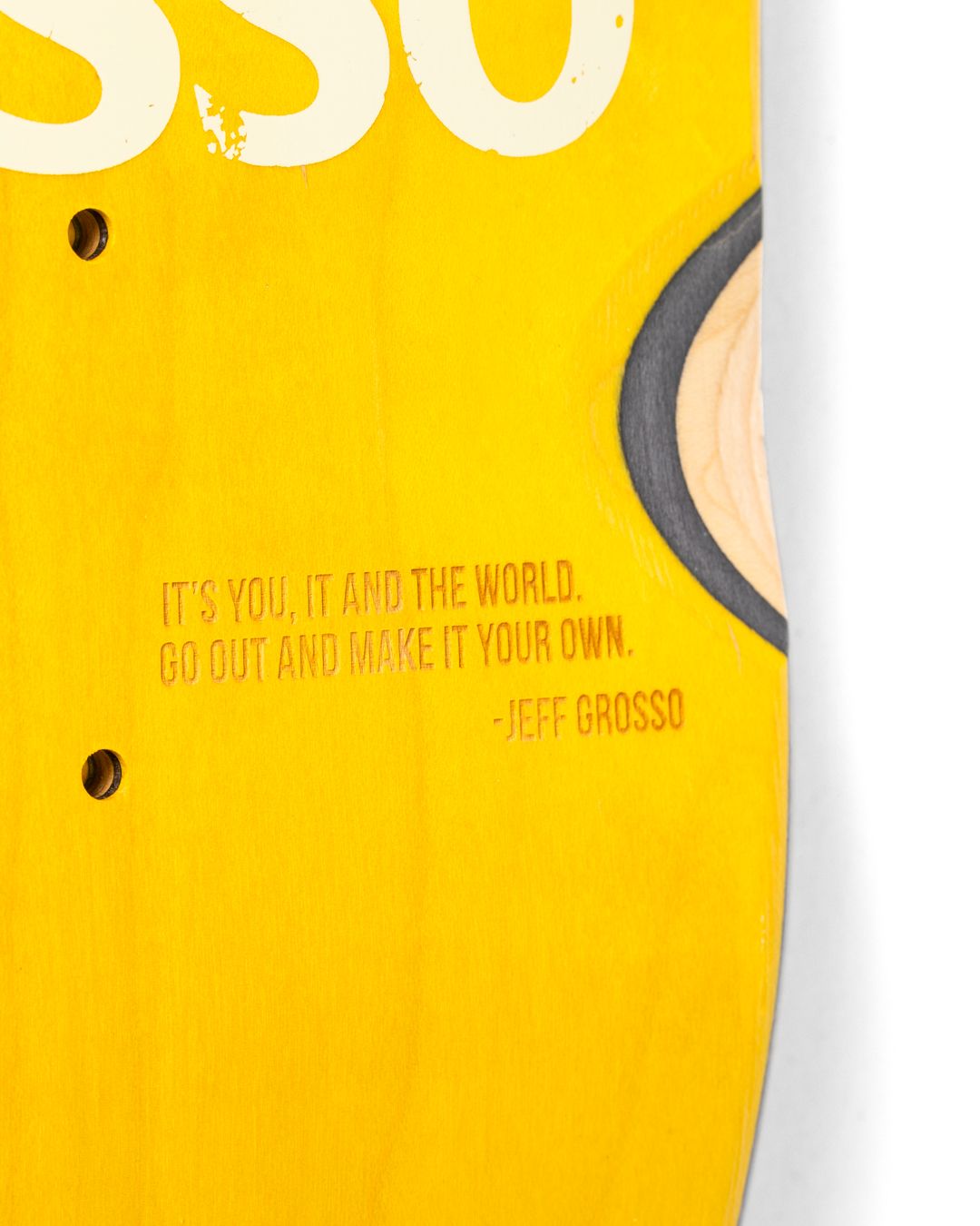 Antihero Grosso ‘Handplant’ SSD25 Deck - Orange/Yellow Fade