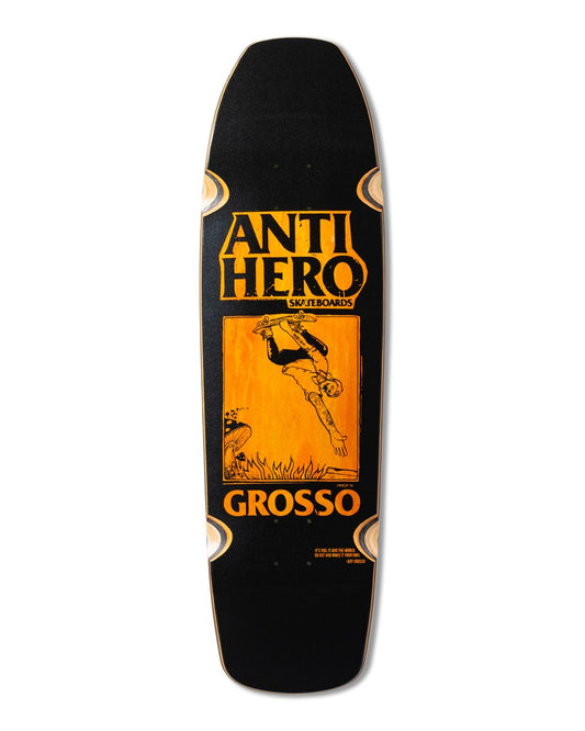 Antihero Grosso ‘Handplant’ SSD25 Deck - Black/Brown
