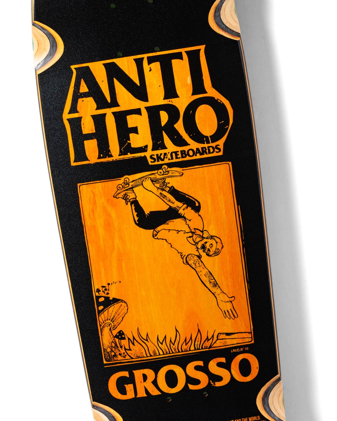 Antihero Grosso ‘Handplant’ SSD25 Deck - Black/Brown