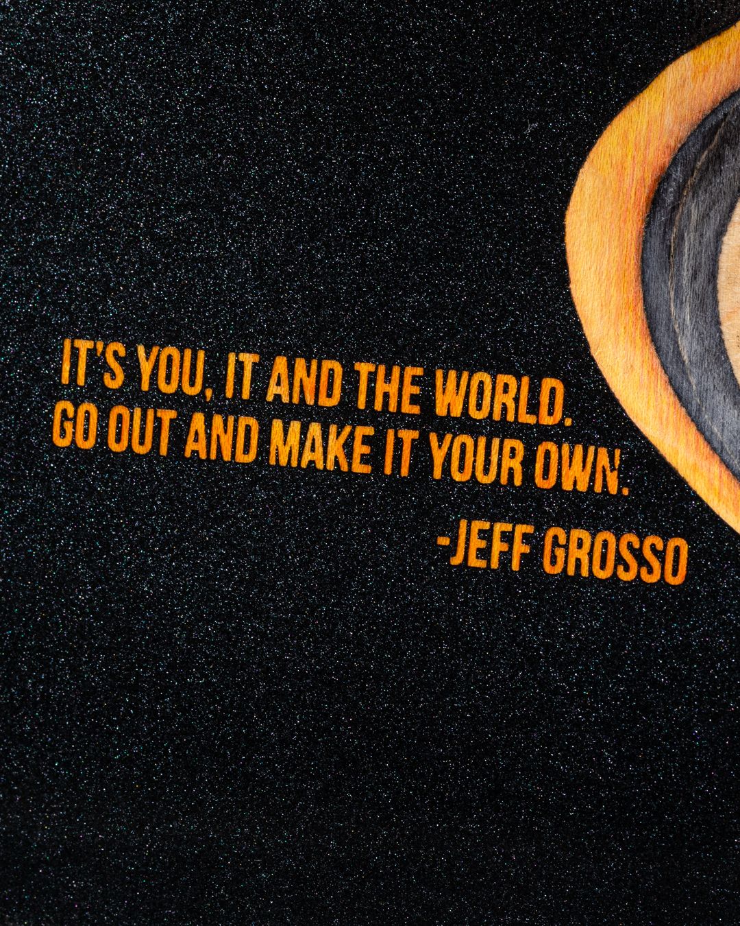 Antihero Grosso ‘Handplant’ SSD25 Deck - Black/Brown