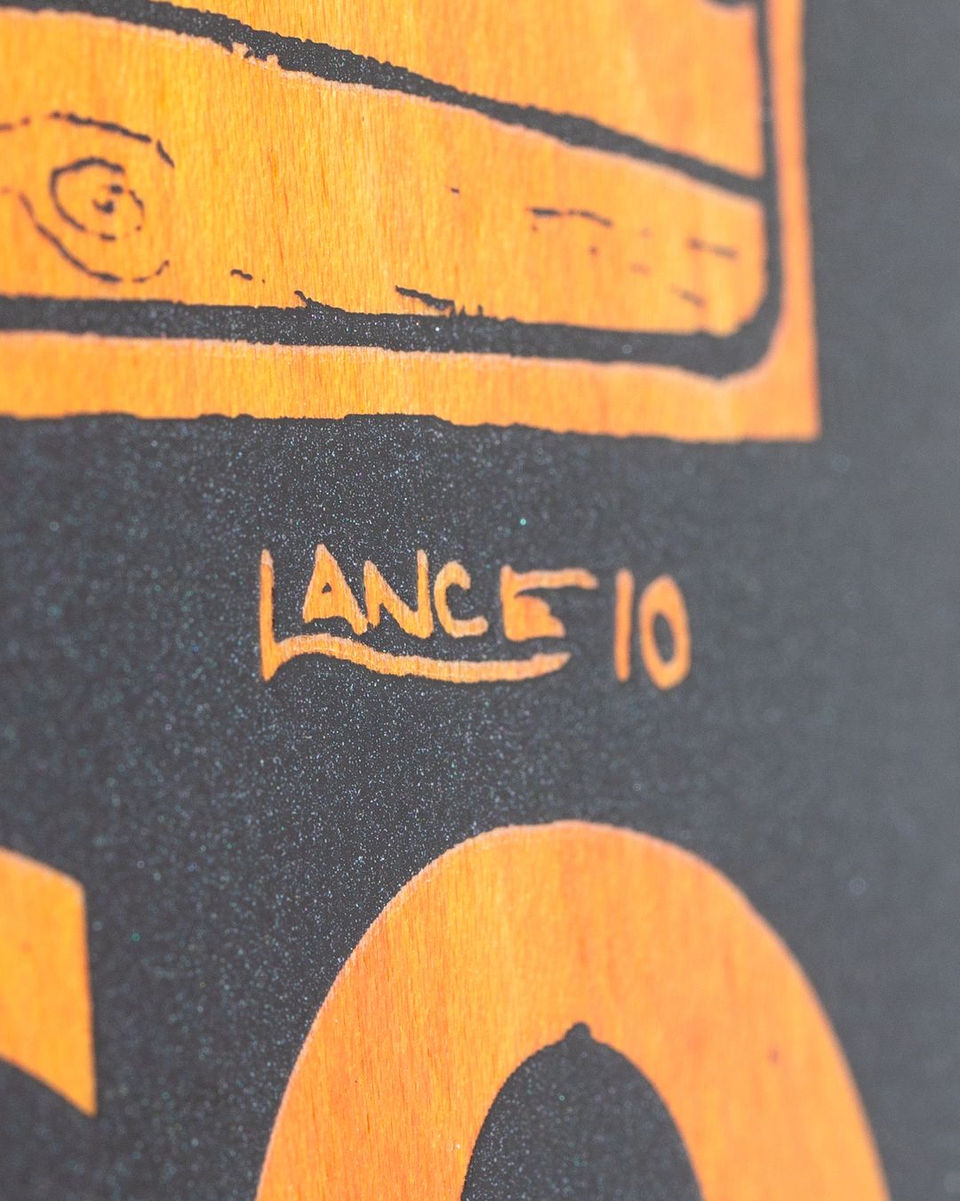 Antihero Grosso ‘Handplant’ SSD25 Deck - Black/Brown