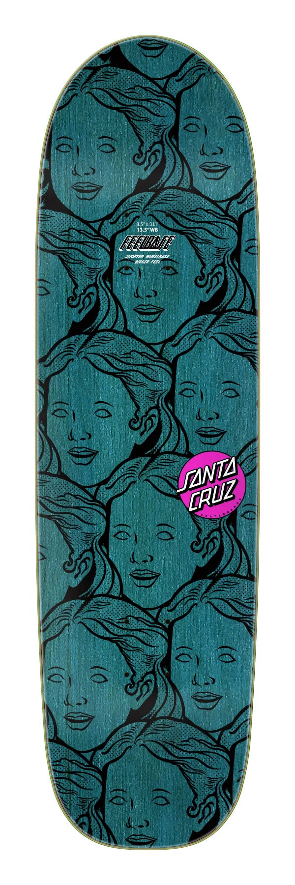 Santa Cruz ‘Possessed Head’ Feelbase deck
