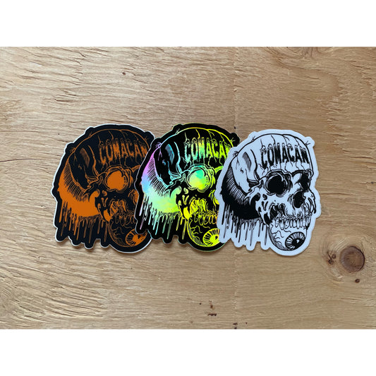 CoMaCan Skull Sticker