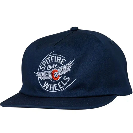 Spitfire Wheels Flying Classic Snapback Cap - Navy