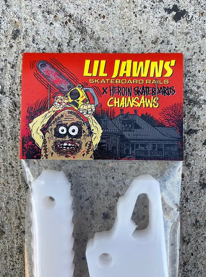 Lil Jawns x HEROIN SKATEBOARDS Chainsaw Rails