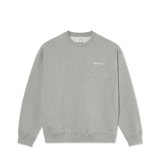 Polar Dave Crewneck | Surf Logo - Heather Grey