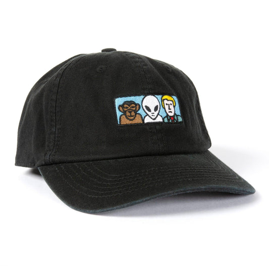 Alien Workshop ‘Missing Link’ Embroidered Twill Cap - Black