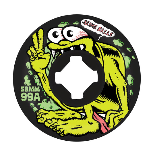 Slime Balls Gremmie Vomit Mini Wheels - Black 53mm/99a