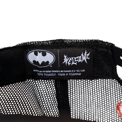 Welcome x Batman Foam Front Trucker Hat - Black